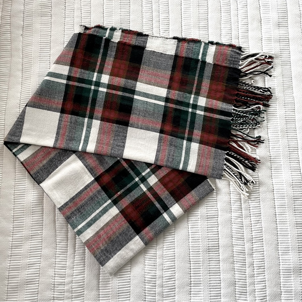 J.crew plaid scarf